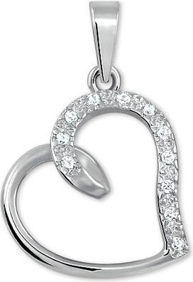 Produktbild Brilio Silver - Silver pendant with Heart crystals 446 001 00345 04