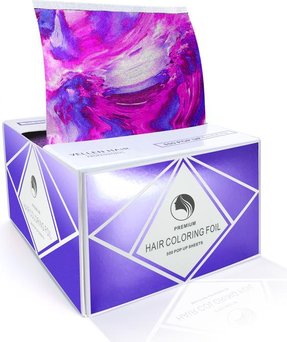 Produktbild Vellen Hair Pop Up Folien Purple Flame 500 Stk.