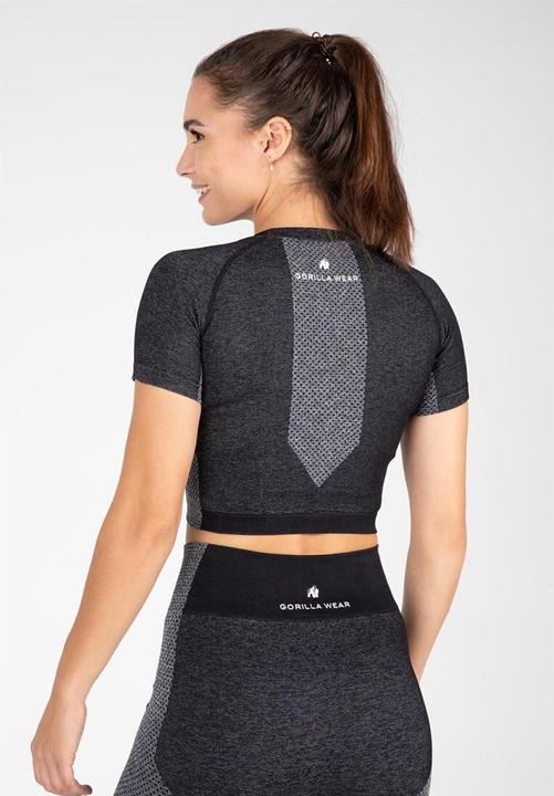 Actual product image Gorilla Wear Selah Seamless Crop Top - black (L)