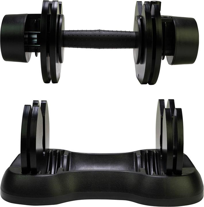 Produktbild Tunturi Verstellbare Selector Kurzhantel (1 x 2.5 kg - 12.5 kg)