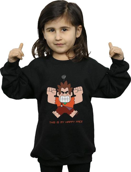 Immagine prodotto Disney Wreck It Ralph Happy Face Felpa Ragazze (140, 146)