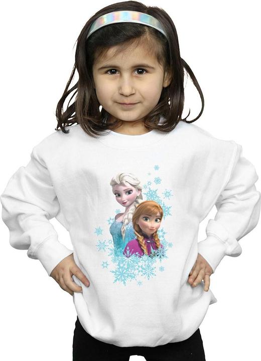Actual product image Disney Girls Frozen Elsa And Anna Sisters Sweatshirt (152, 158)
