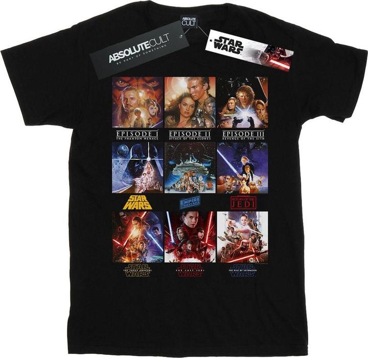 Immagine prodotto Star Wars Poster Saga Maglietta Ampia Donna (4XL)