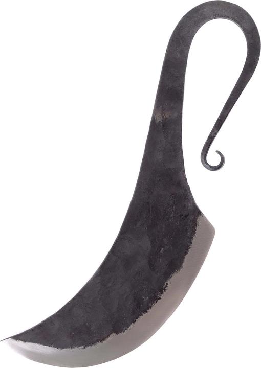 Actual product image Battle Merchant Large utility knife with leather sheath (14 cm)
