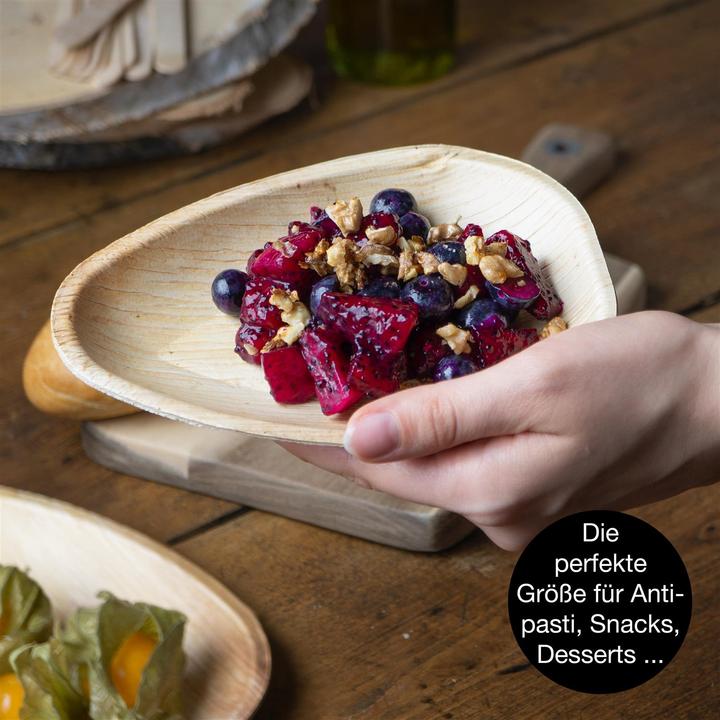 Actual product image Moritz & Moritz Palm leaf tableware 25 pieces (25 x)