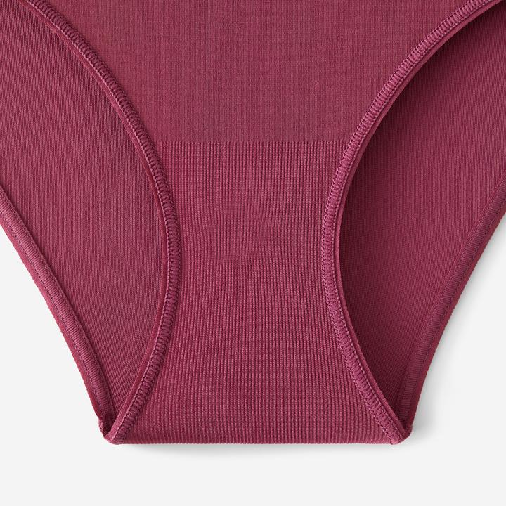 Image du produit Kalenji Lot de 3 culottes sans coutures Femme, Violet/Blanc/Bleu (M/L)