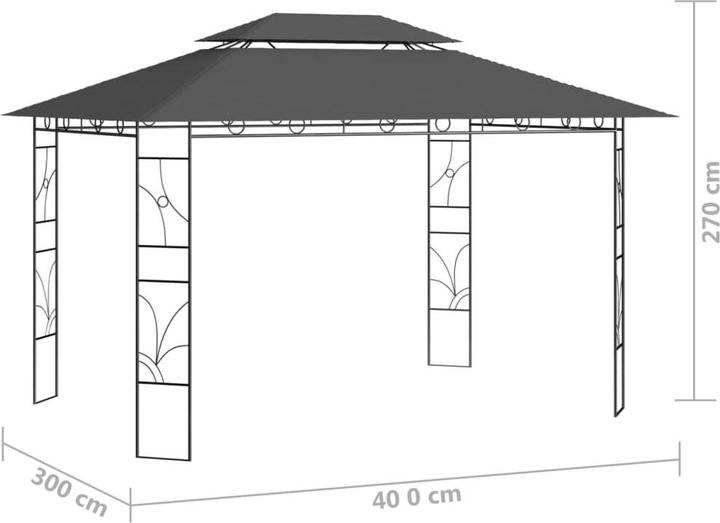Immagine prodotto VidaXL Gartenpavillon (400 cm, 300 cm)
