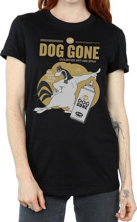 Actual product image Looney Tunes Womens/Ladies Dog Gone Foghorn Leghorn Cotton Boyfriend T-Shirt (L)
