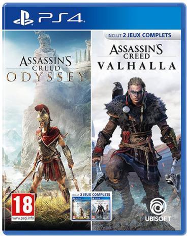 Actual product image Ubisoft Op Compil Ac Ody + Ac Val P4 Vf (PS4)