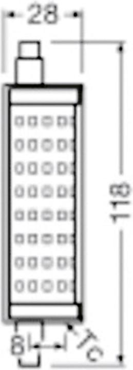 Actual product image Osram Line (R7s, 15 W, 2000 lm, 1 x, E)