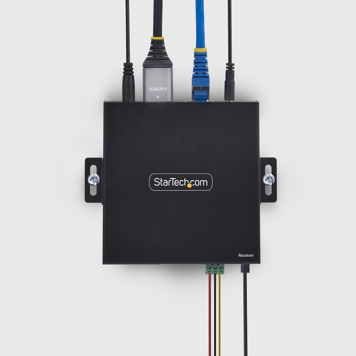 Produktbild StarTech .com IH2006-HDMI-RX, Receiver, Kabelgebunden, 3840 x 2160 Pixel, 60 Hz, Schwarz, Metall