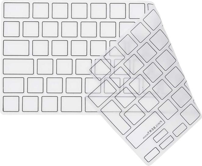 Produktbild Philbert Design KB Cover MacBook Pro/Air 13-14-16’’ 2021-2022 TRNSP/Black