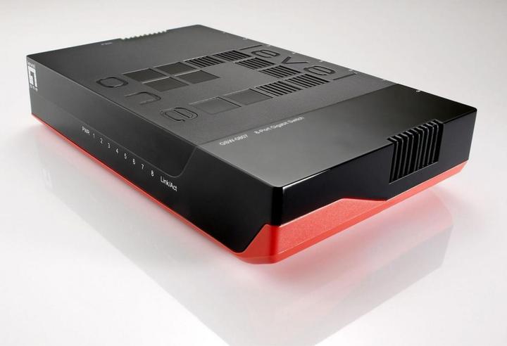 Produktbild LevelOne GSW-0807 8-Port Gigabit Ethernet Switch 1000Mb/s, Voll-Duplex, 10/100 Mb/s, Voll/Halb-Duple (8 Ports)
