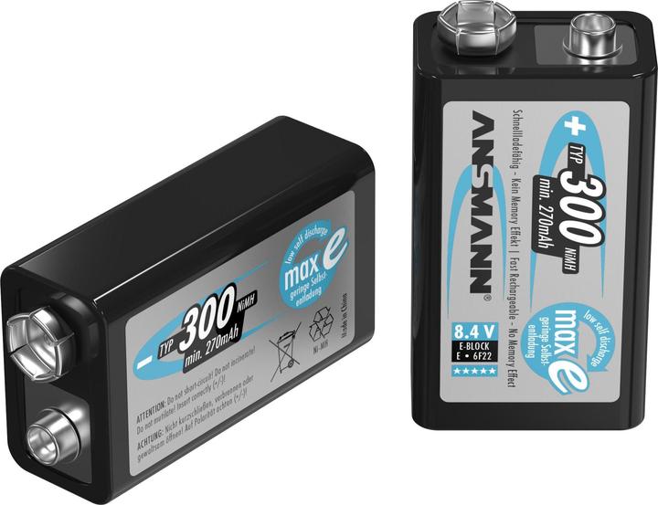 Produktbild Ansmann E-Block (1 Stk., 9V Block, 270 mAh)
