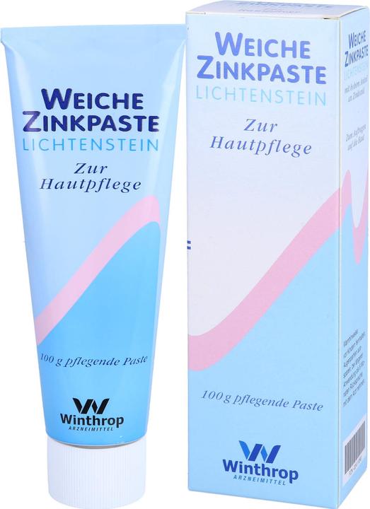 Image du produit Zentiva Lichtenstein Pâte de zinc souple, 100 g de crème (Crème pour le corps)