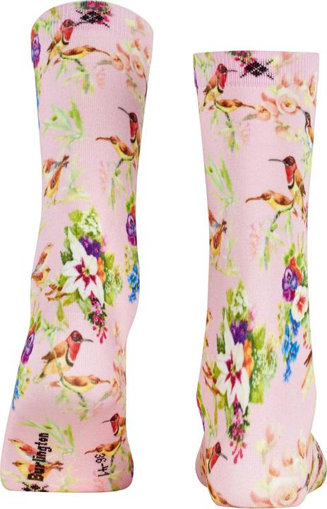 Immagine prodotto Burlington Chaussettes "Joyful Flower" (fiore gioioso) rayé rosa foncé (36 - 41)