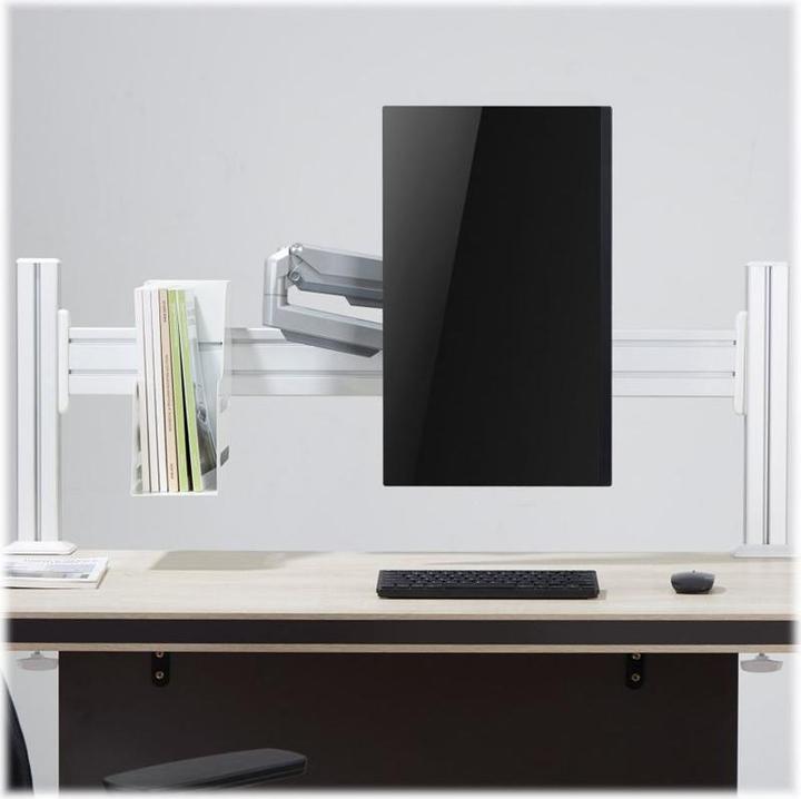 Actual product image InLine Slatwall Lifter Monitor Mount silver grey (Wall, Ceiling, 32.01")