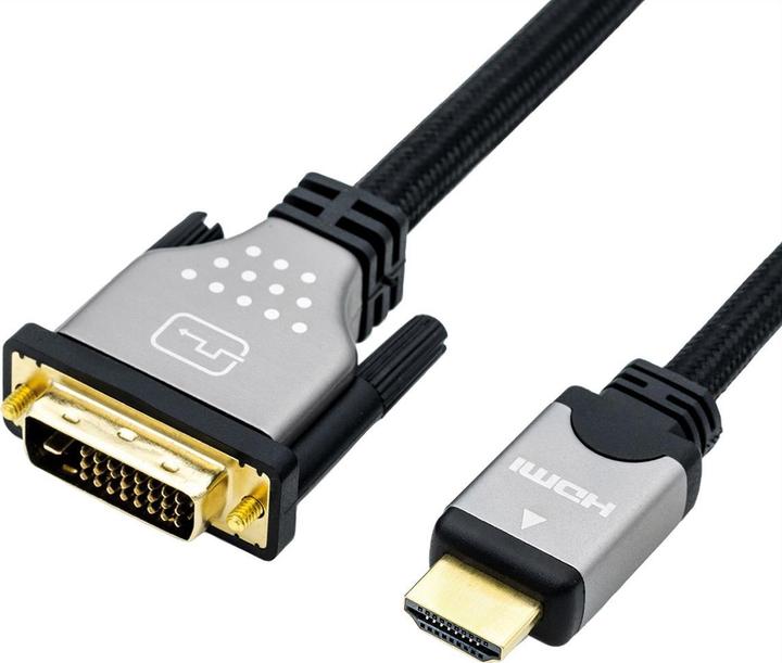 Actual product image Roline DVI — HDMI (Typ A) (5 m, DVI, HDMI)