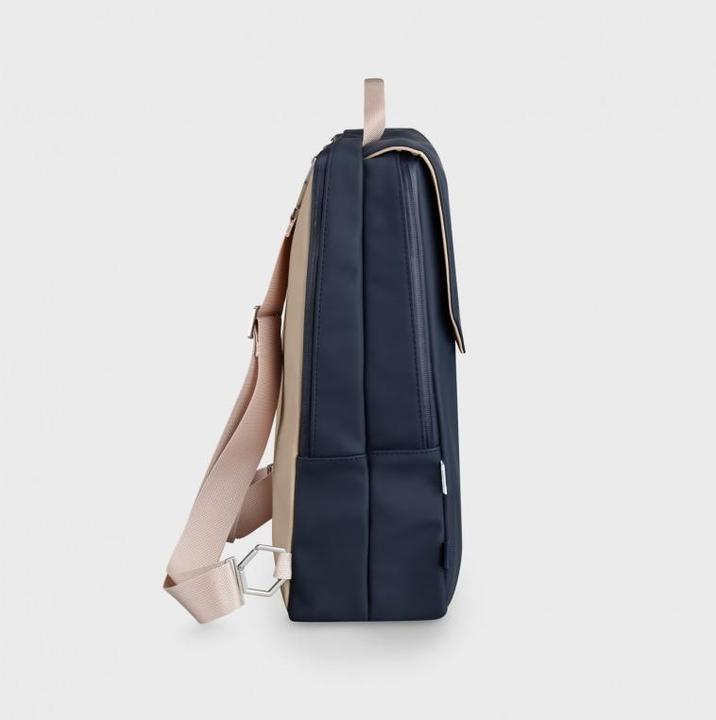 Produktbild Cluse Le Réversible Rucksack, dunkelblaues Karamell, silberne Farbe (9.60 l)