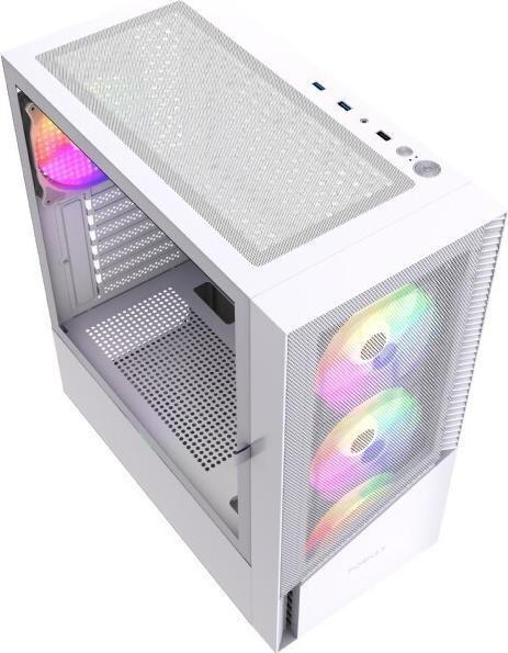 Actual product image Gembird PC case Midi Tower Fornax 4300 ATX white (ATX)