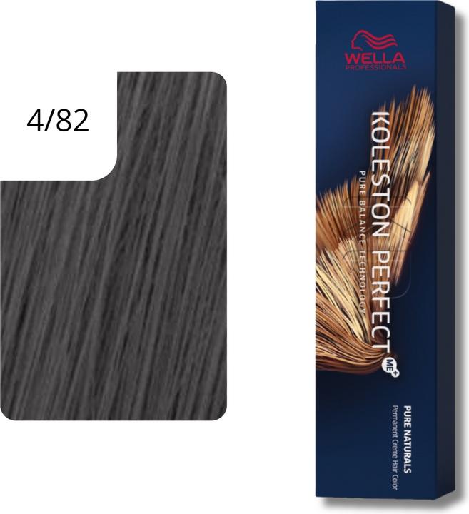 Produktbild Wella Koleston Rich Naturals 4/82 mittelbraun perl-matt 60 (4, 82 Mittelbraun Perl-Matt)