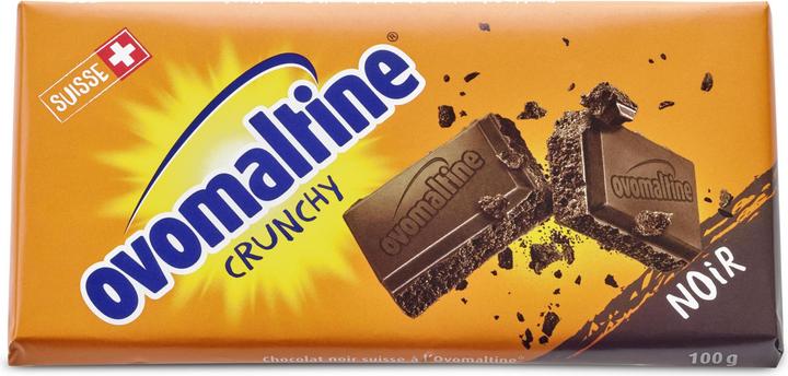 Actual product image Ovomaltine Chocolate bar Crunchy Noir 100 g (160 g)