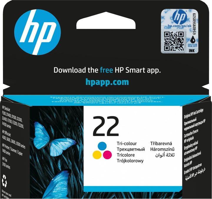 Actual product image HP 22 (Color)
