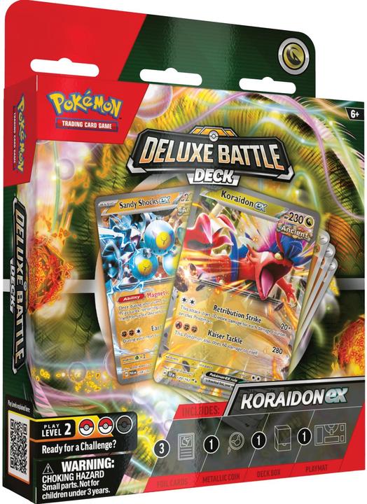 Actual product image Pokémon Koraidon ex Deluxe Battle Deck EN (English, Deck)