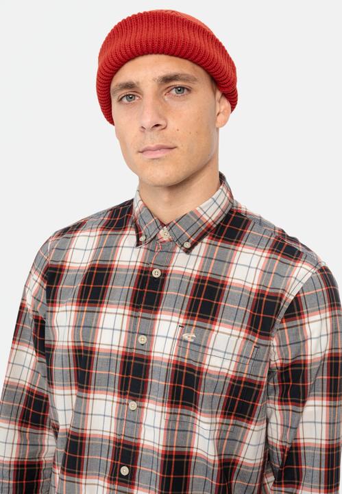 Actual product image Camel Active Long-sleeved shirt in a checked pattern made from pure cotton (XXL)