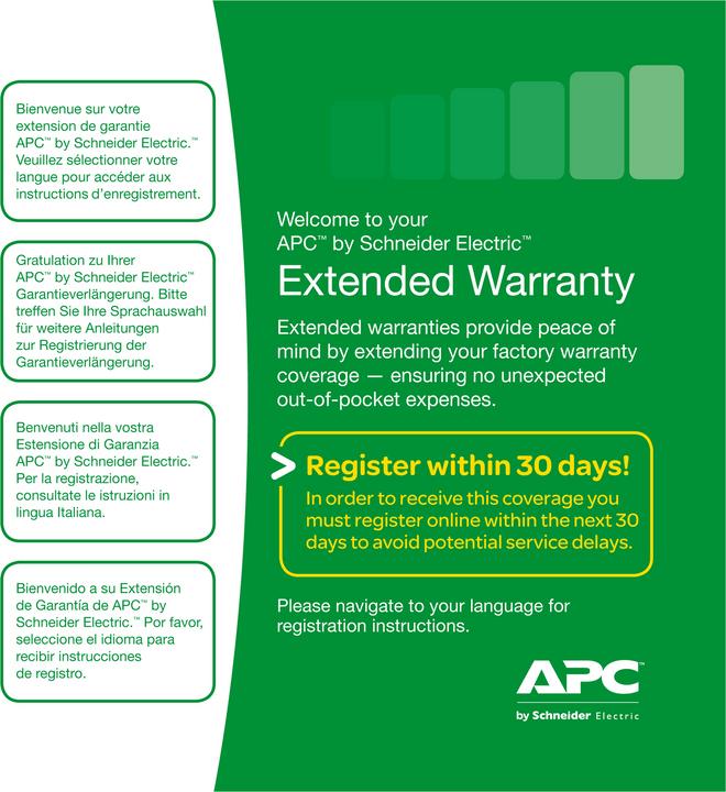 Produktbild APC Service 1 Year Warranty Extension for Accessories