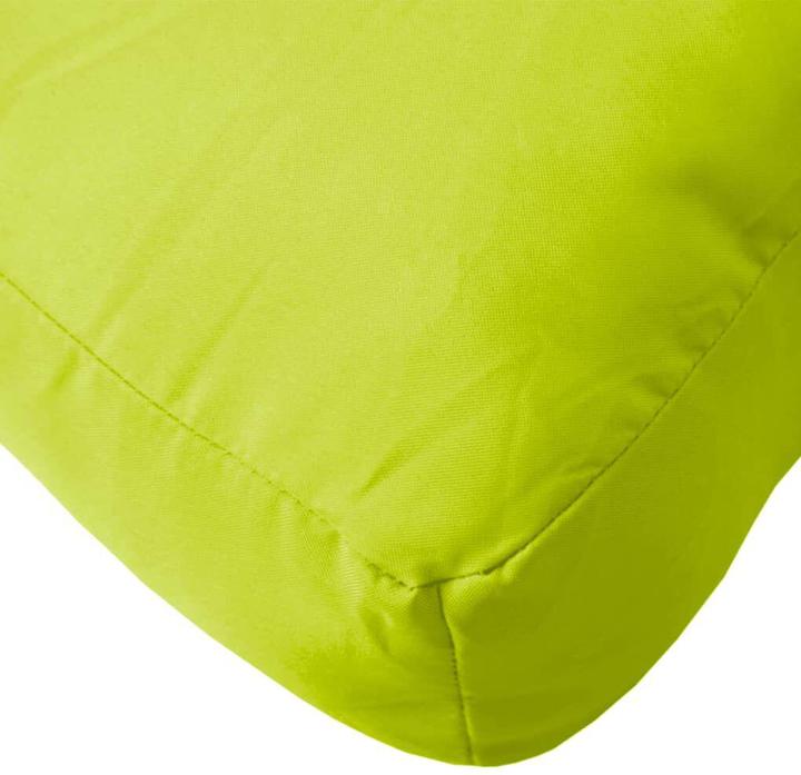 Image du produit VidaXL Coussin pour palette Coussin dorsal pour canapé-palette Vert clair Tissu (50 x 40 x 12 cm)