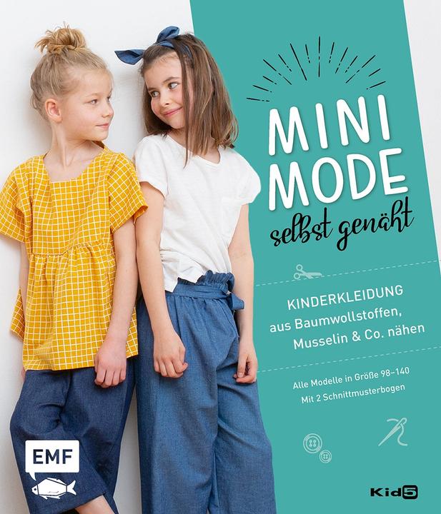 Produktbild Minimode selbstgenäht – Kinderkleidung aus Baumwollstoffen, Musselin und Co. nähen (Deutsch, Anja Fürer, 2019)