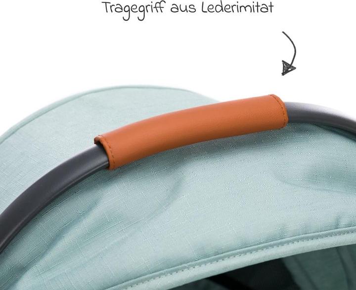 Actual product image Fillikid Kinderwagenaufsätze Babywanne für Jogger Run - Schwarz Melan