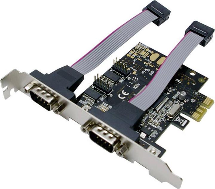 Actual product image LogiLink 2 x serial (COM) PCIe