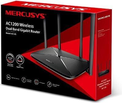 Actual product image Mercusys AC12G WLAN Router Gigabit Ethernet Dual-Band (/5 GHz)