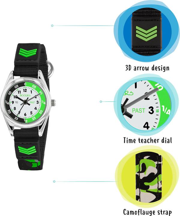 Produktbild Tikkers Velcro Time Teacher (Analoguhr, 26 mm)