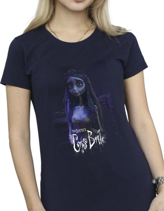 Actual product image Corpse Bride Womens/Ladies Emily Poster Cotton T-Shirt (L)