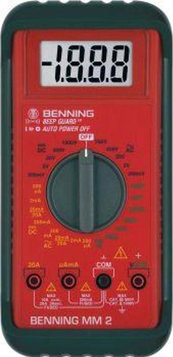Benning Multimètre portable numérique MM 2 K (CAT III 600V)