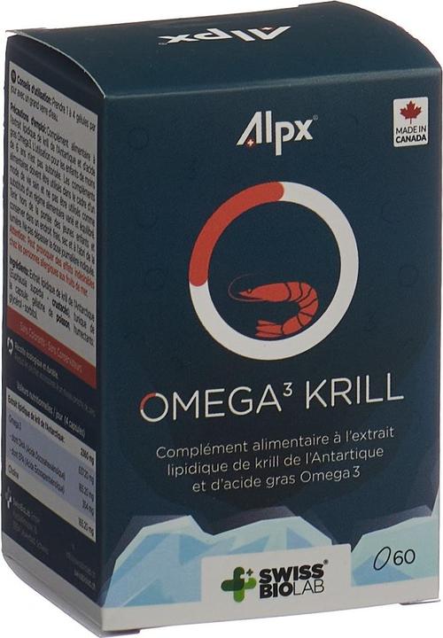 Produktbild Alpx Omega 3 Krill Kapseln Gélules (60 Stück, Kapseln, 77 g)
