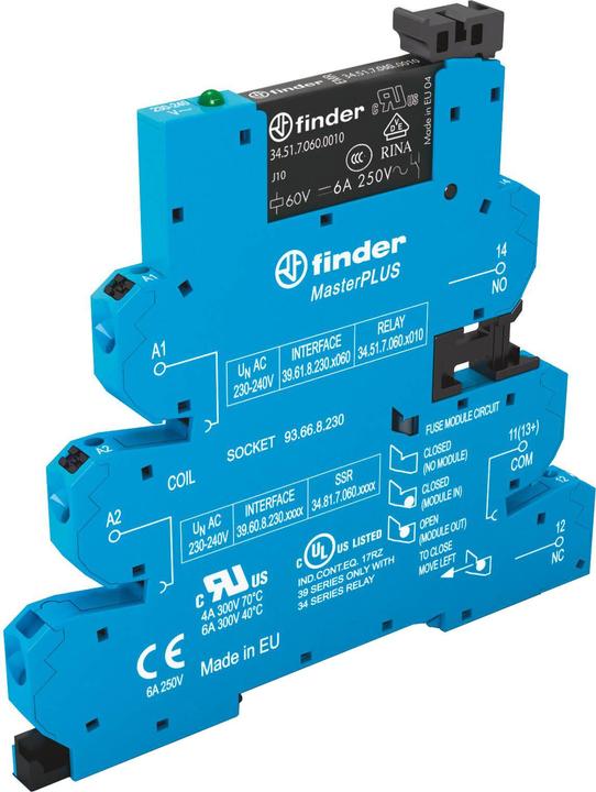 Image du produit Finder Electromechanical Relay; 60VAC/DC