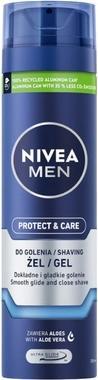 Actual product image NIVEA Men Protect & Care ochronny żel do golenia 200ml (200 ml, Shaving gel)