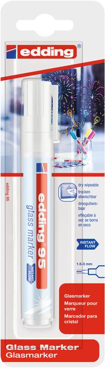 Produktbild Edding Glasmarker (Weiss, 3 mm, 1 x)
