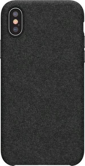 Actual product image Baseus Alcantara Case iPhone Xs Max - Black (Apple iPhone XS Max)