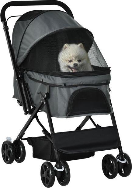 Image du produit Swisshandel24 Poussette pour chien poussette pour chien poussette pour petits chiens et chats poussette pour (Chien, Pliable)