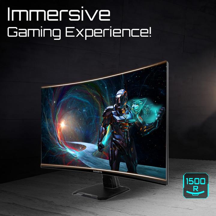Actual product image Gigabyte GS27QCA (2560 x 1440 pixels, 27")