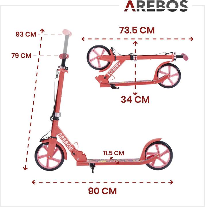 Produktbild Arebos Tretroller