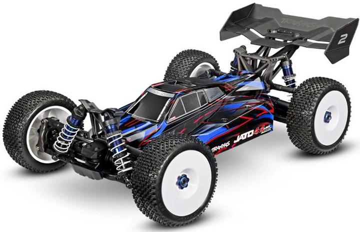 Actual product image Traxxas JATO 4x4 VXL 4S Brushless blau 1/8 RTR, HD-Teile, ohne Akku/Lader (RTR Ready-to-Run)