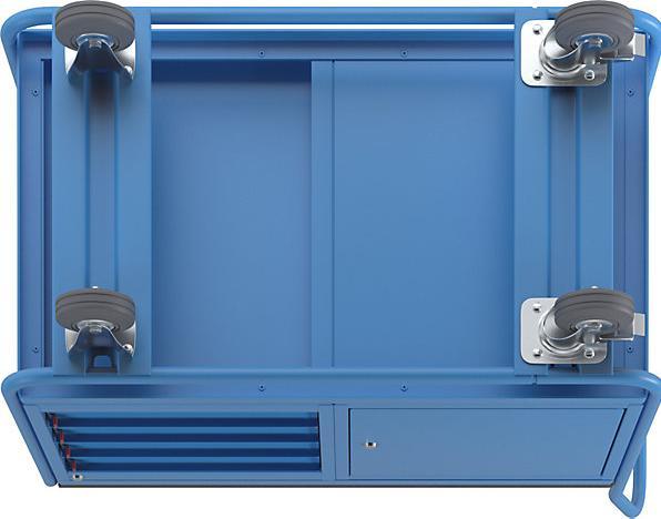 Actual product image eurokraft pro Industrial table trolley (150 kg)