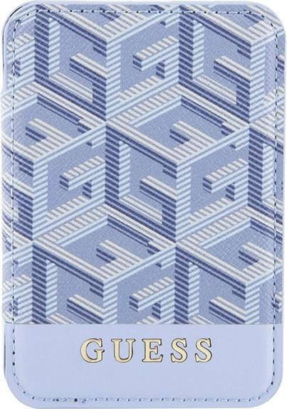 Image du produit Guess Portefeuille Card Slot GUWMSHGCFSEB MagSafe GCube stripe niebieski/blue