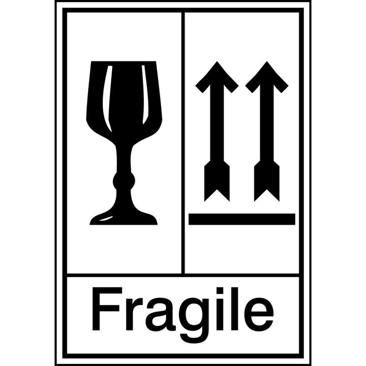 Produktbild Brady Verpackungsetiketten - Fragile (englischer Text)